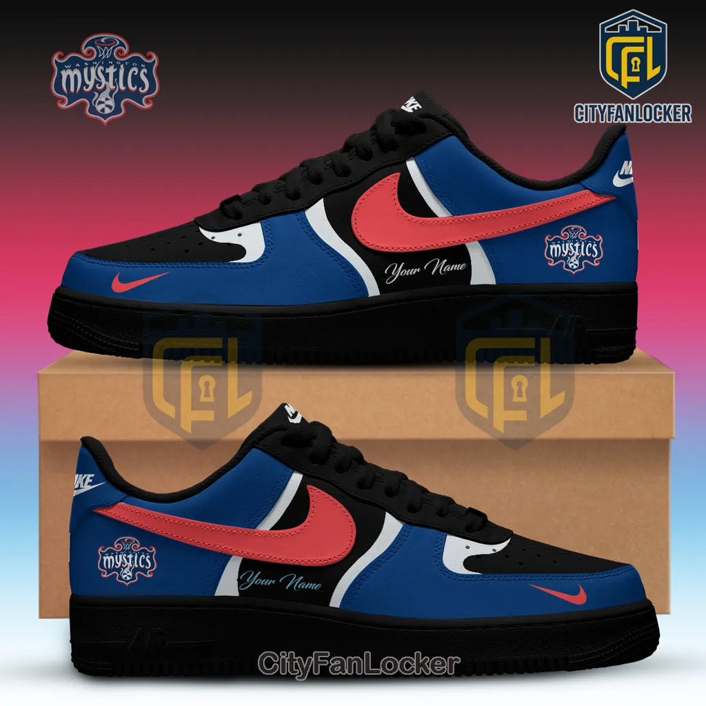 Washington Mystics Air Force 1 Low Custom Sneakers