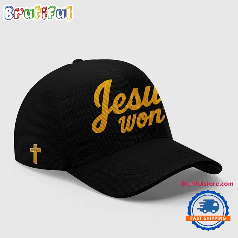 West Virginia Mountaineers JESUS WON 2026 Black Cap