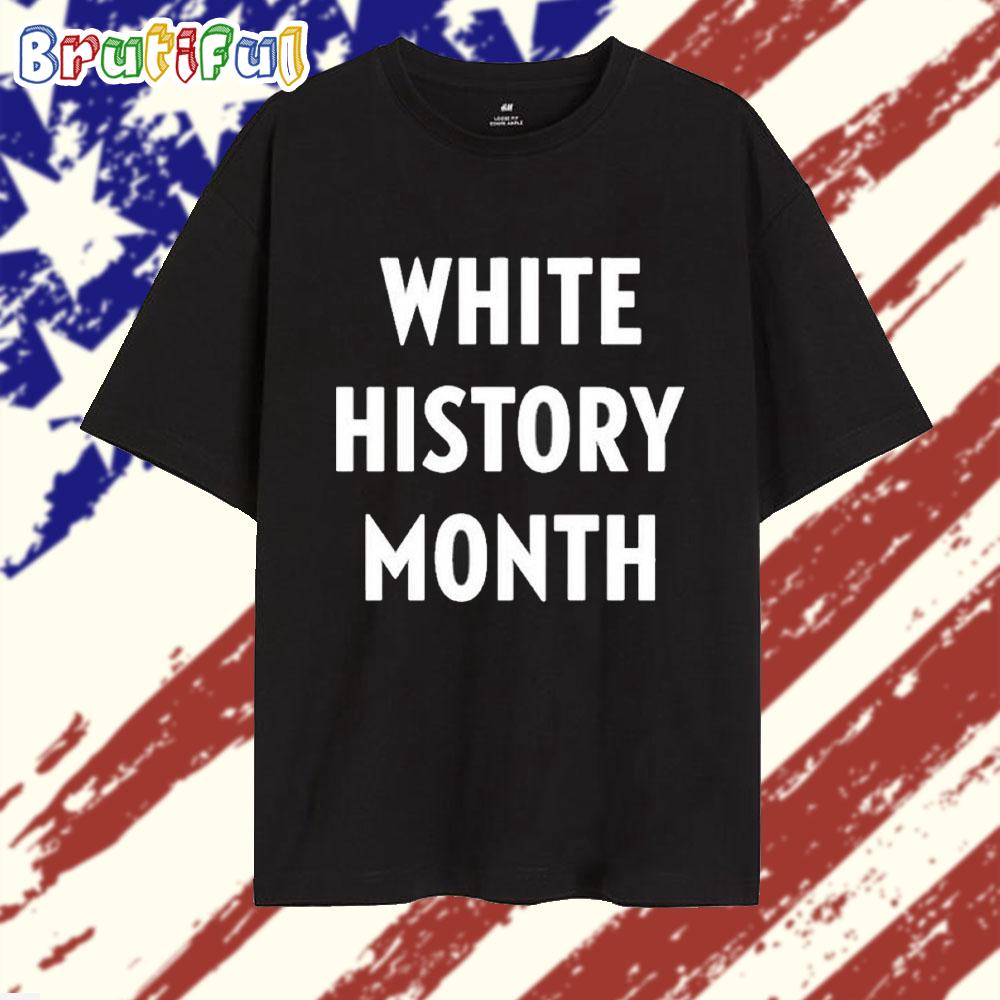 White History Month T Shirt