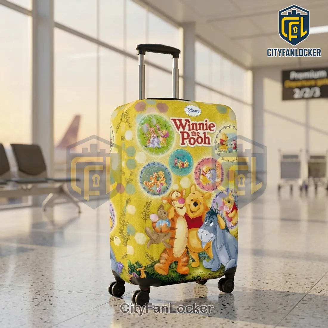 Winnie the Pooh 100th Anniversary Travel Luggage Cover