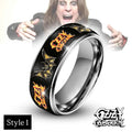 Premium Ozzy Osbourne Silver Tungsten Ring