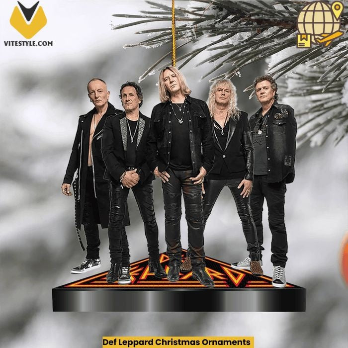Def Leppard Christmas Ornaments
