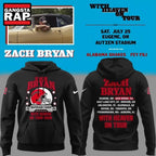 Zach Bryan x San Diego State Football With Heaven On Tour 2026 Black Hoodie T-Shirt